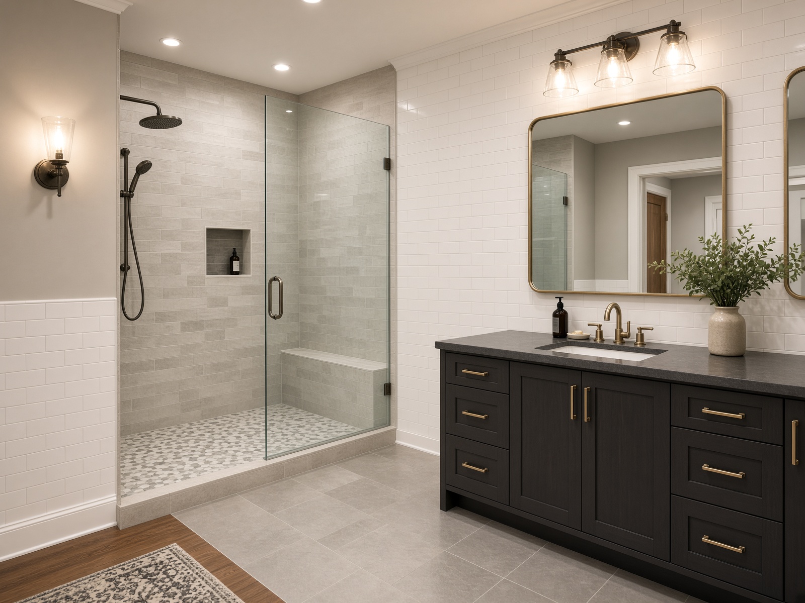 Hall bath renovation in Houston, TX